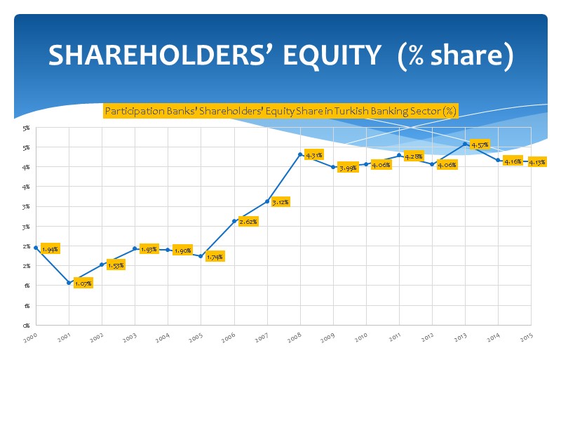 SHAREHOLDERS’ EQUITY  (% share)